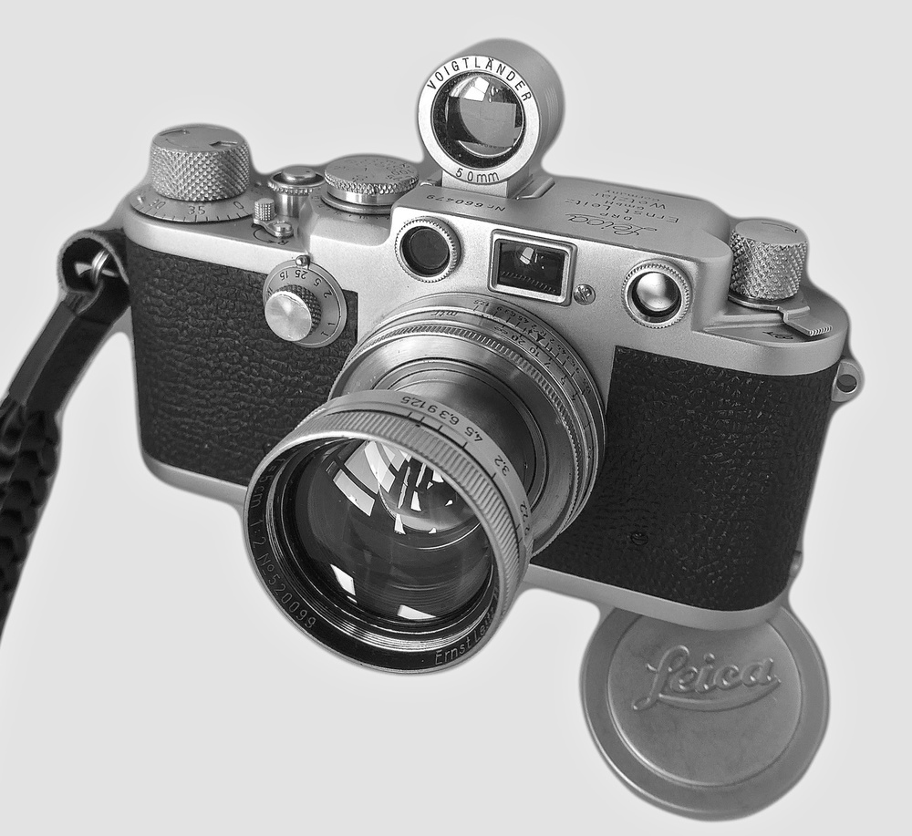   My Leica 1953 Leica IIIf and 1939 50mm Summitar lens, still capable of producing superb results  